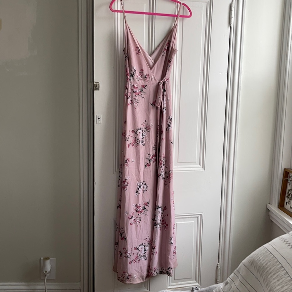 Pink Floral Dress